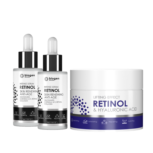 2X Biogen Retinol Serum + Crema Biogen Retinol